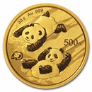 2022 China 30 gram Gold Panda BU (Sealed)