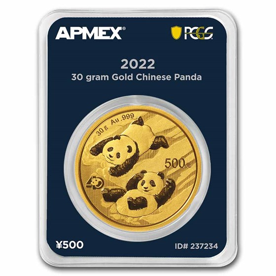2022 China 30 gram Gold Panda (MD® Premier + PCGS FS Single) 2022 China 30 gram Gold Panda (MD® Premier + PCGS FS Single)