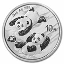 2022 China 30 gram Silver Panda BU (In Capsule)
