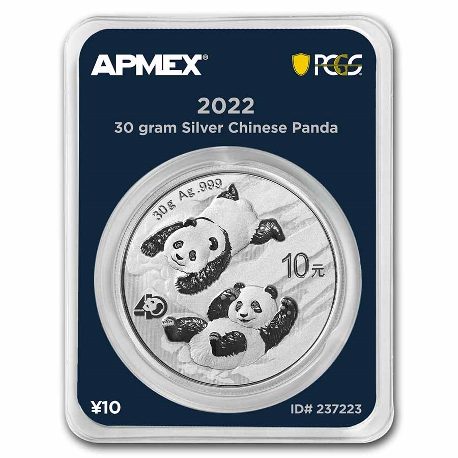 2022 China 30 gram Silver Panda (MD® Premier + PCGS FS Single)