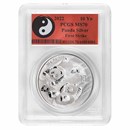 2022 China 30 gram Silver Panda MS-70 PCGS (FS, Yin-Yang) 2022 China 30 gram Silver Panda MS-70 PCGS (FS, Yin-Yang)