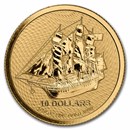 2022 Cook Islands 1/10 oz Gold Bounty BU
