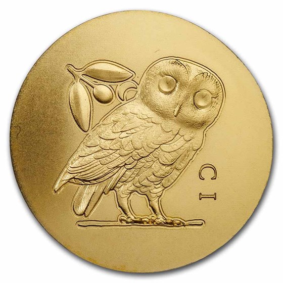 2022 Cook Islands 1/2 gram Gold Athena's Owl 2022 Cook Islands 1/2 gram Gold Athena's Owl