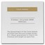 2022 Cook Islands 1/2 gram Gold Legacy of the Pharaohs