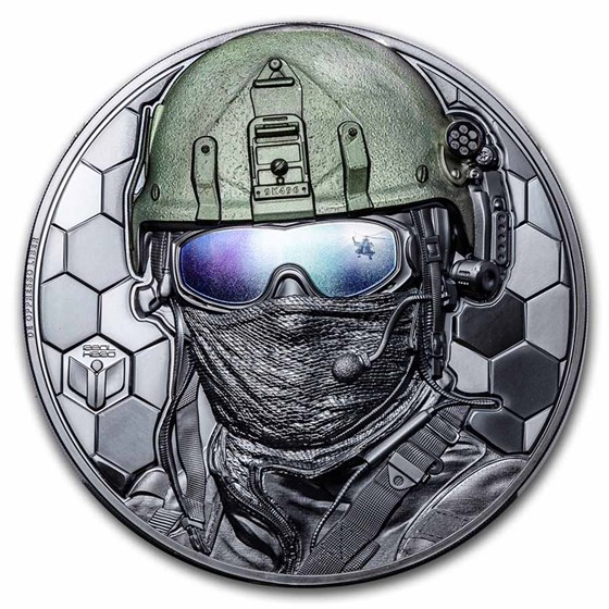 2022 Cook Islands 1 kilo Silver Real Heroes: Special Forces 2022 Cook Islands 1 kilo Silver Real Heroes: Special Forces
