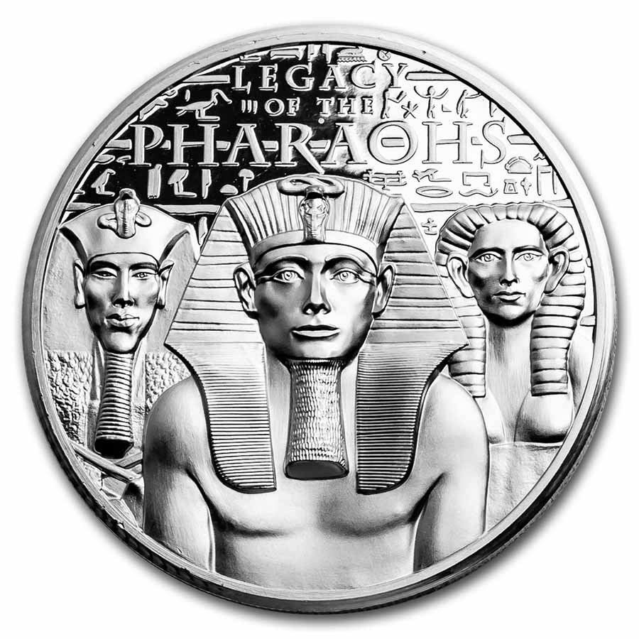 2022 Cook Islands 1 oz Platinum Legacy of the Pharaohs