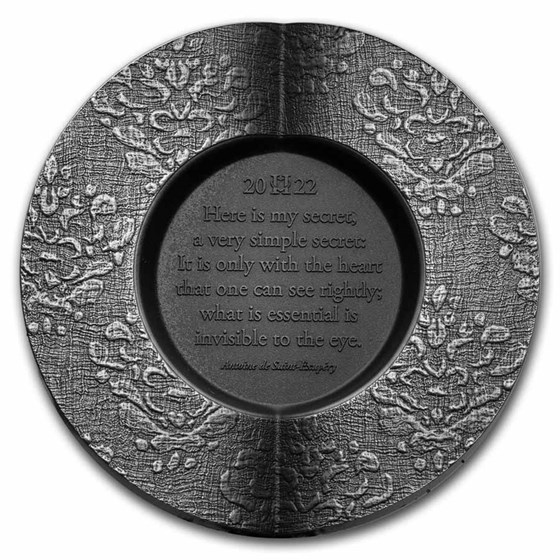2022 Cook Islands 1 oz Silver Antique Secret Heart 2022 Cook Islands 1 oz Silver Antique Secret Heart