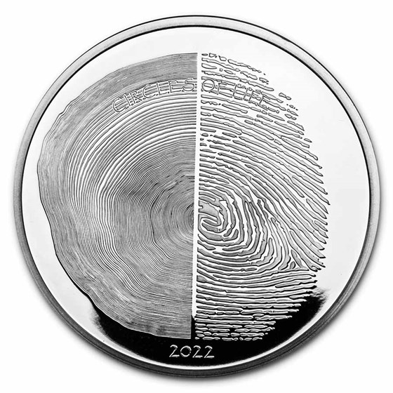 2022 Cook Islands 1 oz Silver Circles of Life 2022 Cook Islands 1 oz Silver Circles of Life