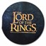 2022 Cook Islands 2 oz Silver Antique The Lord Of The Rings