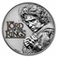 2022 Cook Islands 2 oz Silver Antique The Lord Of The Rings