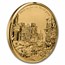 2022 Cook Islands 2 oz Silver Gilded Trade Makes the World Grow