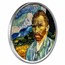 2022 Cook Islands 2 oz Silver Masters of Art: Vincent van Gogh