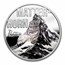 2022 Cook Islands 2 oz Silver Proof Matterhorn