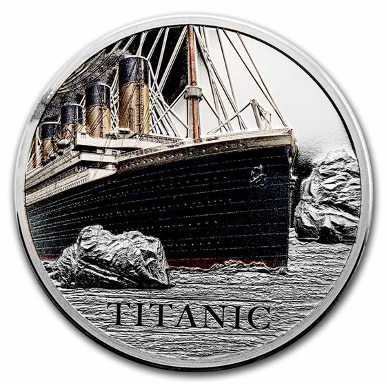 2022 Cook Islands 3 oz Silver Titanic Ultra High Relief Proof 2022 Cook Islands 3 oz Silver Titanic Ultra High Relief Proof