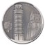 2022 Cook Islands 5 oz Silver Leaning Tower Pisa MS-70 PCGS (FDI)