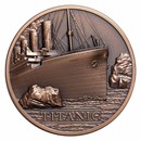 2022 Cook Islands 50 gram Copper Antique Titanic