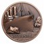 2022 Cook Islands 50 gram Copper Antique Titanic