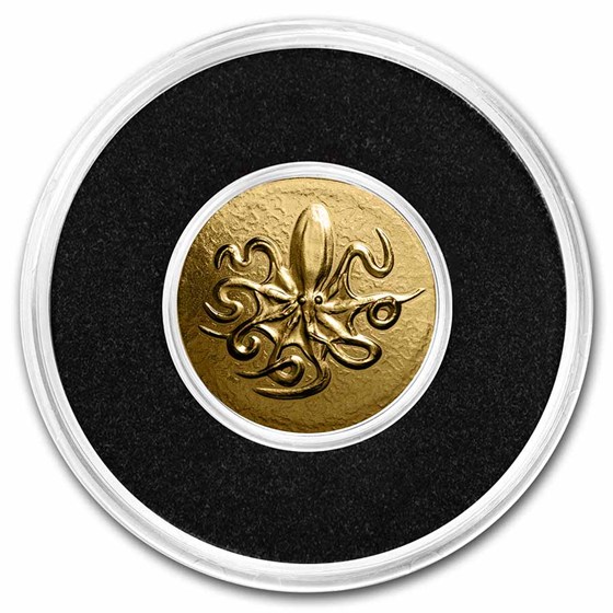 Buy 2022 Cook Islands Gold Ancient Greece: Octopus-Syracuse | APMEX
