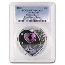 2022 Cook Islands Silver Brilliant Love PR-70 DCAM PCGS (FDI) 2022 Cook Islands Silver Brilliant Love PR-70 DCAM PCGS (FDI)