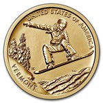2022-D American Innovation $1 Snowboarding 25-Coin Roll (VT)