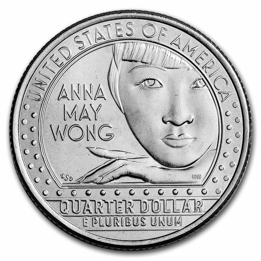 Buy 2022 D Anna May Wong Quarter BU APMEX