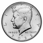 2022-D Kennedy Half Dollar 20-Coin Roll BU (Mint Wrapped)