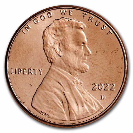2022-D Lincoln Cent BU (Red) 2022-D Lincoln Cent BU (Red)