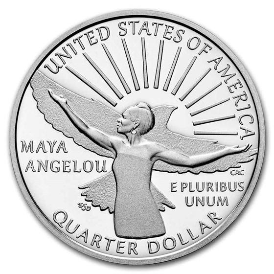 2022-D Maya Angelou American Women Quarter BU