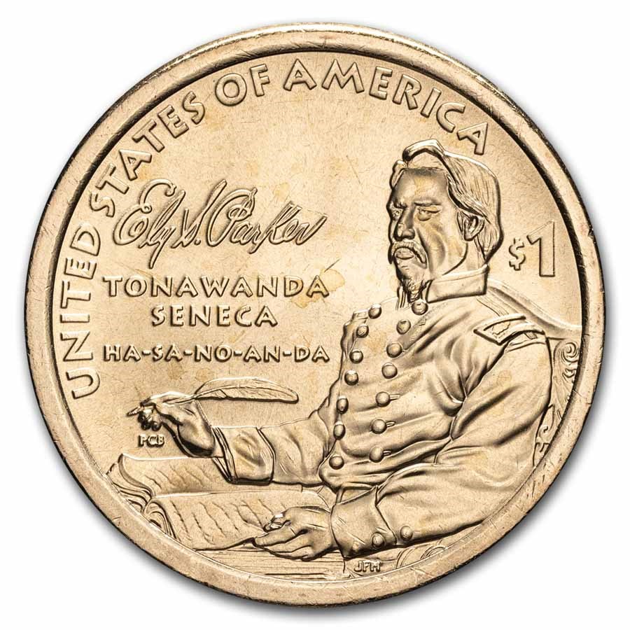 2022-D Native American $1 - Ely S. Parker BU