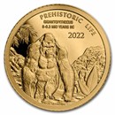 2022 Democratic Rep. of Congo 1/2 gram Gold Gigantopithecus (Ape)