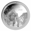 2022 Democratic Rep. of Congo 1 oz Silver Gigantopithecus (Ape)