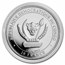 2022 Democratic Rep. of Congo 1 oz Silver Parasaurolophus Color