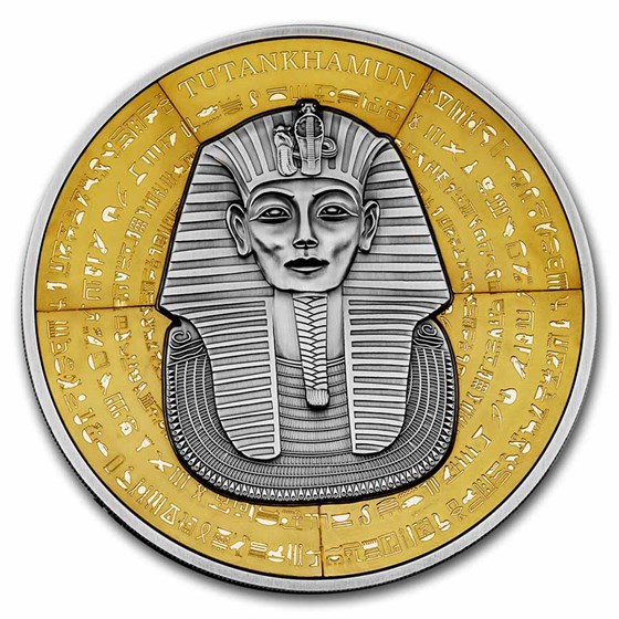 2022 Djibouti Silver 100th Anniv. Tutankhamun Puzzle Coin 2022 Djibouti Silver 100th Anniv. Tutankhamun Puzzle Coin