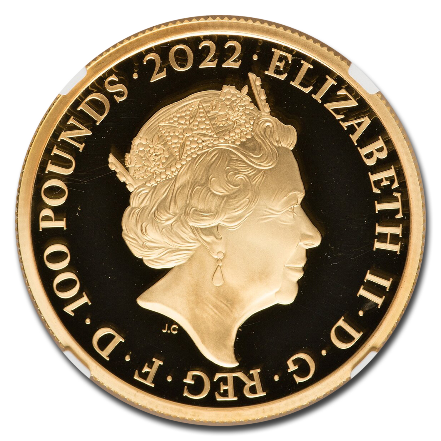 Buy 2022 England 1 oz Gold 100 Pounds King Edward VII PF-70