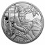 2022 Fiji 1 oz Silver Ancient Warriors: Samurai (Abrasion)