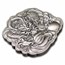 2022 Fiji 2 oz Dragon Shaped Silver High Relief Antiqued Coin