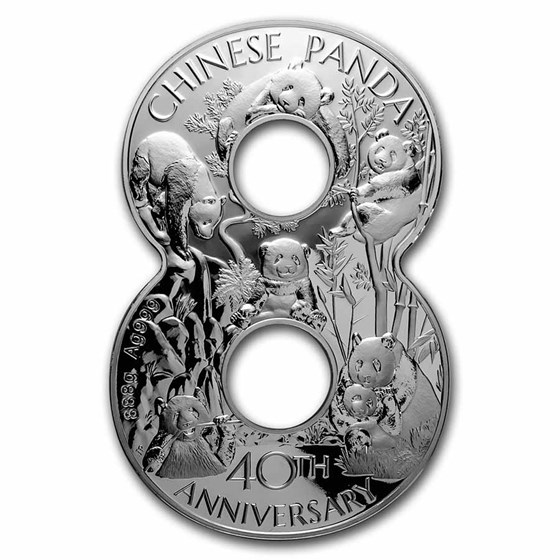 2022 Fiji 888 gram Silver Lucky Eight Shaped Coin 2022 Fiji 888 gram Silver Lucky Eight Shaped Coin