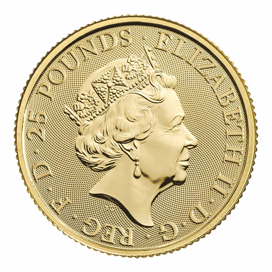 2022 GB 1/4 oz Gold Royal Tudor Beast The Lion of England | eBay