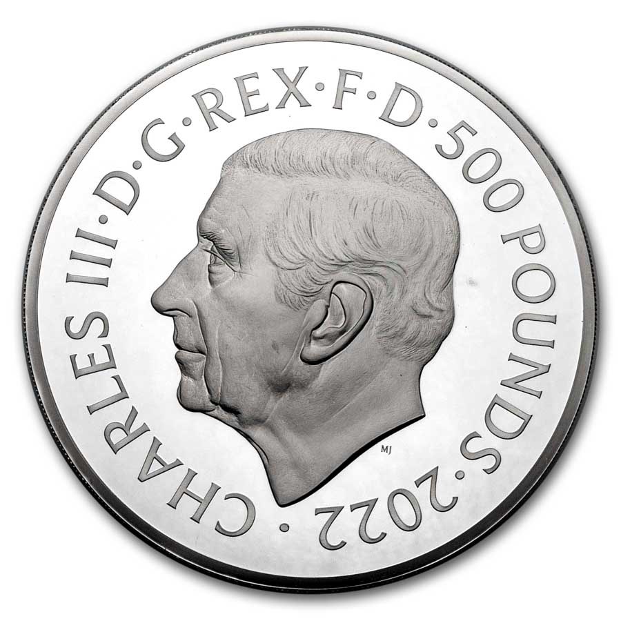 2022 GB 1 Kilo Silver £500 Her Majesty Queen Elizabeth (Box/COA)