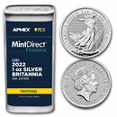 2022 GB 1 oz Ag Britannia (25-Coin MD Premier® Tube + PCGS FS®) 2022 GB 1 oz Ag Britannia (25-Coin MD Premier® Tube + PCGS FS®)