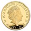 2022 GB 1 oz Gold Royal Tudor Beasts Lion of England Pf (Box/COA)