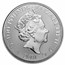 2022 GB 1 oz Platinum Queen's Beast The White Greyhound