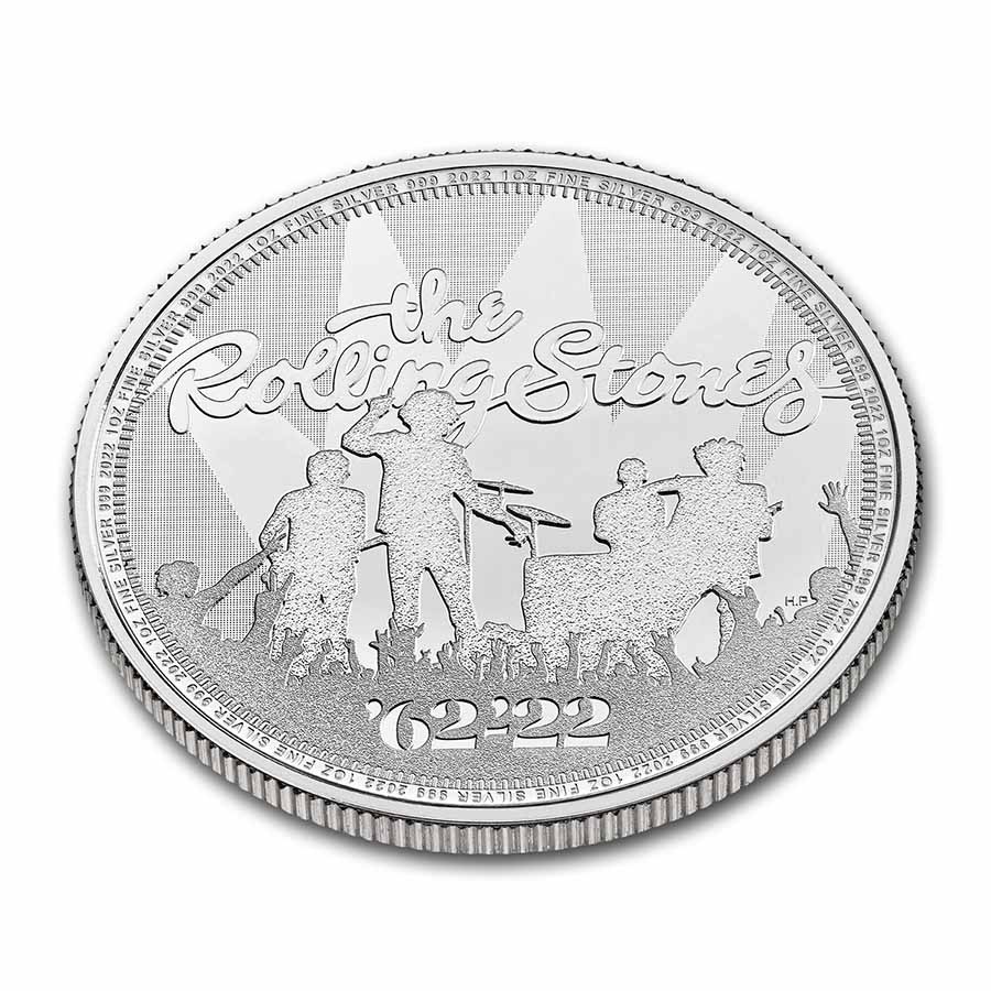 Buy 2022 1 oz Silver Round: The Rolling Stones| APMEX