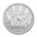 2022 GB 1 oz Silver Music Legends: The Rolling Stones BU