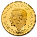 2022 GB 10 oz £500 Gold Her Majesty Queen Elizabeth (Box/COA)