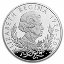 2022 GB 1oz Silver £2 Her Majesty Queen Elizabeth Prf