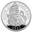 2022 GB 2 oz Silver Royal Tudor Beasts Lion of England Proof