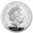 2022 GB £5 Ag PF The Queen's Reign Commonwealth Piedfort- Box/COA