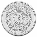 2022 GB £5 Platinum Prf Piedfort Her Majesty Queen Elizabeth