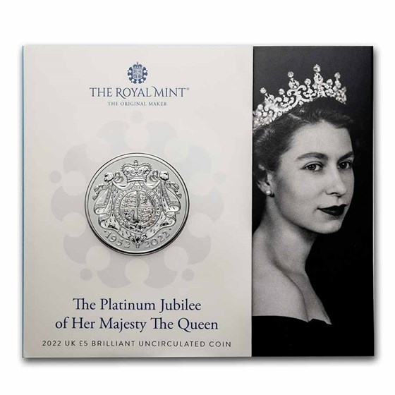 2022 GB £5 Queen's Platinum Jubilee Brilliant Uncirculated